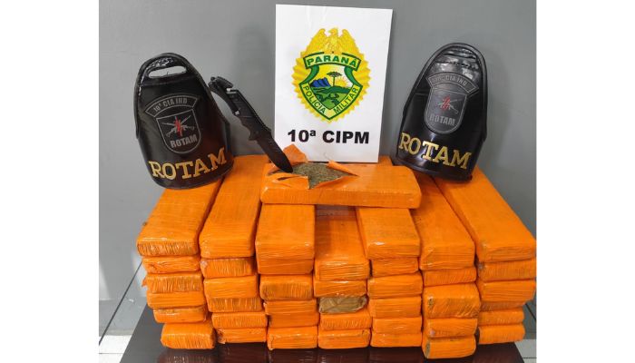 Laranjeiras - Rotam apreende mais de 29kg de substância análoga a maconha em bagagem 